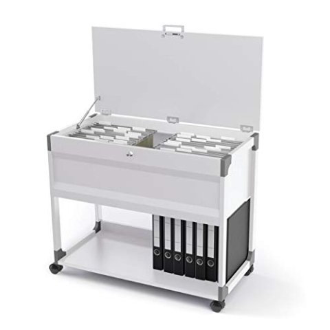 Durable System File Trolley 100 Multi Top, grau, 378710