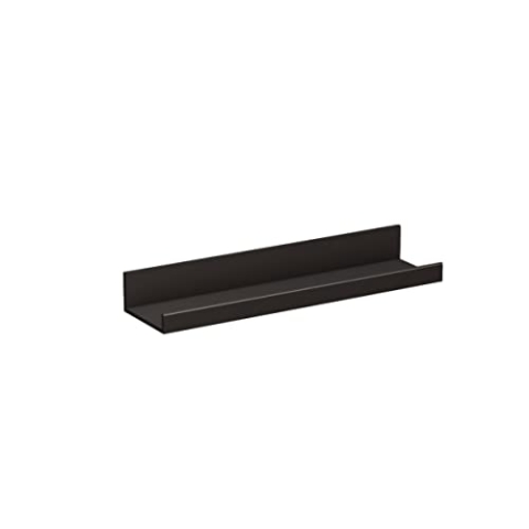 Alape˘ Regalleiste für Badezimmer aus Aluminium, Badezimmer Regal, Wandmontage, Mattschwarz, Breite 40cm, Badezimmer Ablage, AS.400.S