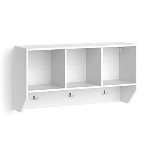 Vicco Wandregal Luigi, Spielzeugregal, Weiß, 107.2 x 56 cm