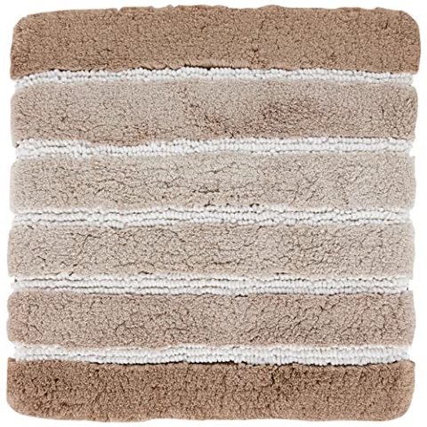 Kleine Wolke Badteppich, Taupe, 60 x 60 cm