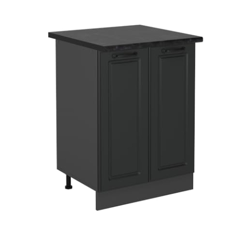 Vicco Küchenunterschrank R-Line, Anthrazit Landhaus, 60 cm, AP Anthrazit