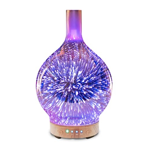 Rio Ella Ultraschall-Aromatherapie-Diffusor für ätherische Öle, Luftbefeuchter und Nachtlicht