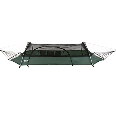 Lawson Hammock Blue Ridge Camping-Hängematte und Zelt (Regenfliegen und Insektennetz im Lieferumfang enthalten)
