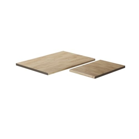 Vicco Küchenarbeitsplatte R-Line, Goldkraft Eiche, 114 cm (passend für 87x87 Eckschrank)