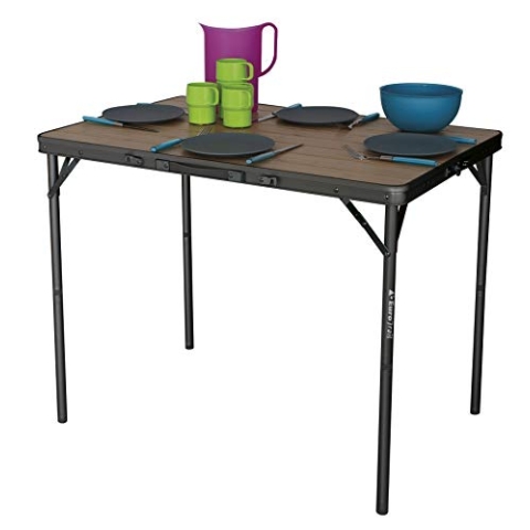 Eurotrail campingtafel Balazuc - bamboe - inklap