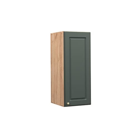Vicco Hängeschrank Fame-Line, Grün-Gold Landhaus/Goldkraft Eiche, 30 cm