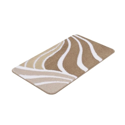 Kleine Wolke Badteppich Flame, 60x100 cm, Taupe