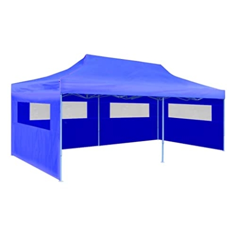 vidaXL Garten Faltpavillon 3x6m Faltzelt Partyzelt Pavillon Klappzelt Festzelt