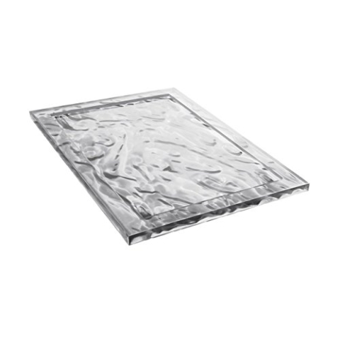 Kartell 01210B4 Dune Tablett, Plastik, kristall, 55 x 38 x 3 cm