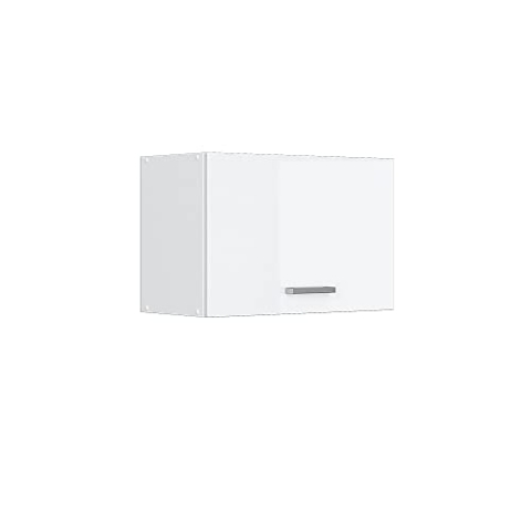Vicco Hängeschrank R-Line, Wandhängeschrank, Weiß Hochglanz/Weiß, 60 cm mit Lifttür