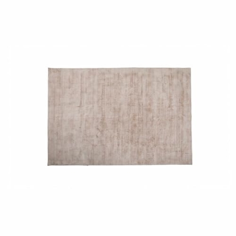 Loberon Teppich Mariselle, Handgewebt, Lebendige Textur, Weiche Haptik, Dezente Melange-Effekte, 140x200 cm, Wohntextilien, Wohn-Accessoire, Viskose, Baumwolle, braun