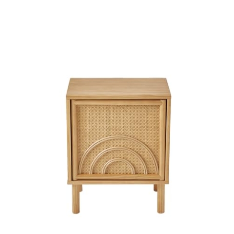 VERTBAUDET Nachttisch aus Holz und Gitter, Regenbogen, Holz, TU