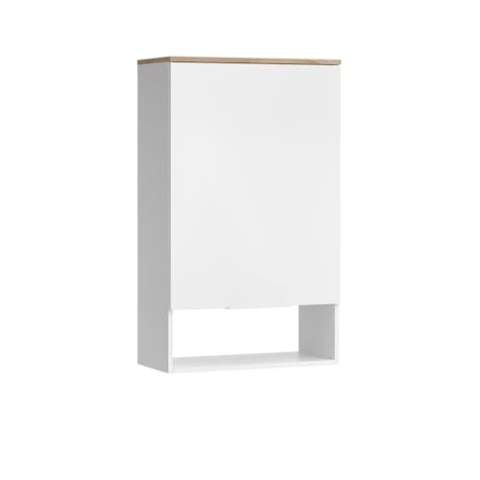 Vicco Hängeschrank Wido, Regal mit Türen, Weiß/Sonoma, 60 x 100 cm mit Tür