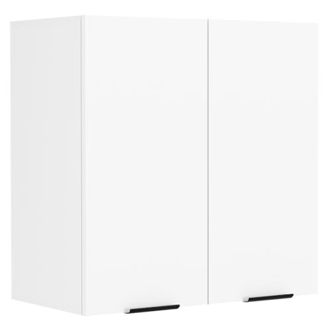 VCM Küchenschrank hängend | Maße ca. H. 60 x B. 60 x T. 31 cm | Hängeschrank mit Drehtür und Zwei Fächern | Küchenmöbel - Fasola Weiß