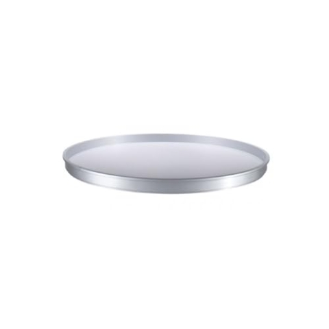 Kartell 4959SI Abschlußplatte für Baukastenelement Componibili rund undurchsichtig Durchmesser 42 x 2,9 cm ABS, silber