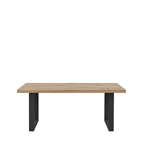 FORTE Coffee Tables Couchtisch, Holzwerkstoff, Artisan Eiche, 110X45X60 cm