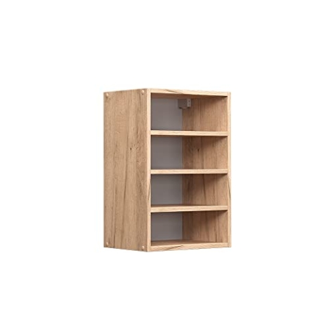 Vicco Hängeschrank R-Line, offener Küchenschrank, Goldkraft Eiche, 40 cm