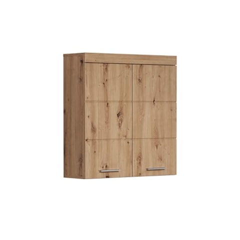 trendteam smart living - Hängeschrank breit - Bad - Amanda - Aufbaumaß (BxHxT) 73 x 77 x 23 cm - Farbe Asteiche - 139350592
