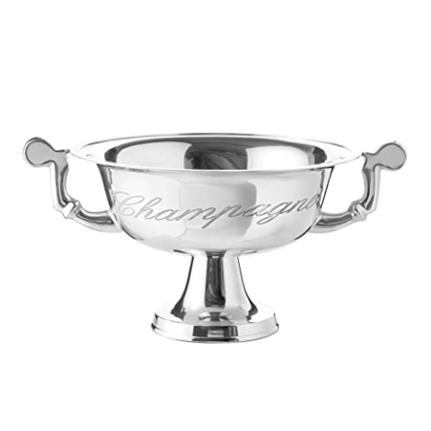 invicta INTERIOR Exklusiver Sektkühler Champagne 65cm Silber poliert Flaschenkühler