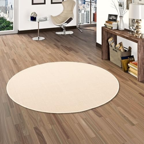Snapstyle Sisal Natur Teppich Dekowe Creme Rund in 7 Größen
