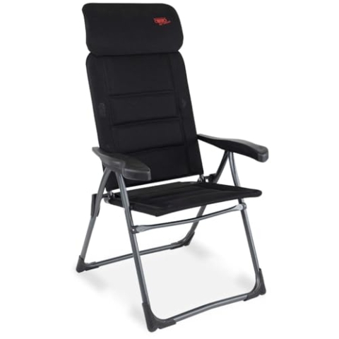Crespo Campingstuhl Air Deluxe Compact Fb. schwarz