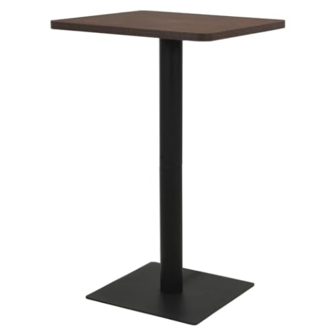 vidaXL Bistrotisch Stehtisch Bartisch Tisch Partytisch Esstisch französischer Tisch Kaffeetisch Kneipentisch Dunkle Esche 78,5x78,5x107 cm