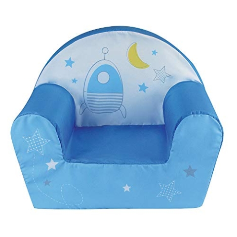 Fun House 713070 Espace Kinderclubsessel, Herkunft Frankreich, Blau/Gelb, ab 18 Monate