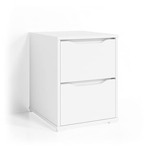 Vicco Kommode Ruben, Kommodenschrank, Weiß, 40 x 54 cm