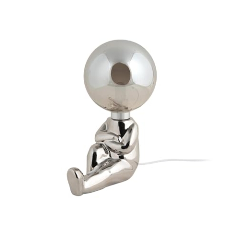 Leitmotiv [DL] Table lamp Joey LED Ceramic Chrome Plated