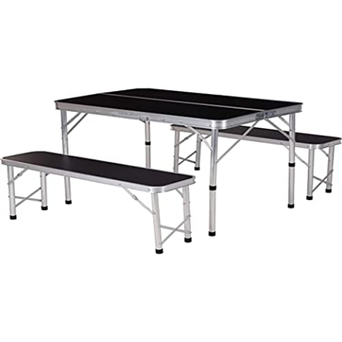 NO DISPONIBLE Campingtisch mit 2 Bänken