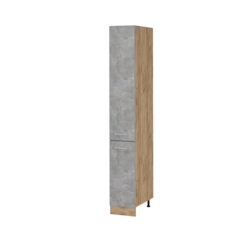 Vicco Apothekerschrank R-Line, Medizinschrank für die Küche, Beton, 30 cm