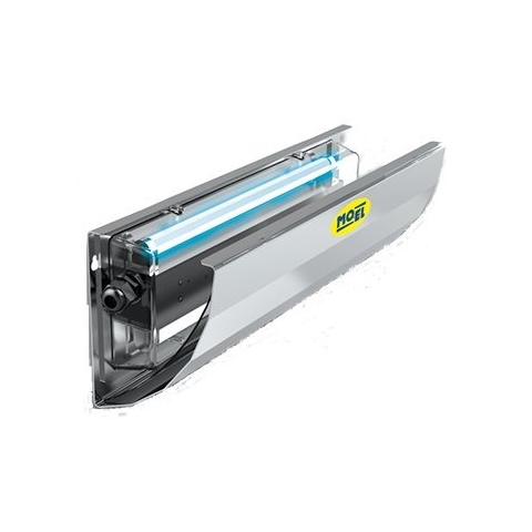 Moel Mo-Fly Klebefalle 701 aus Aluminium mit 2 x 15W Lampen und 230V ~ 50Hz