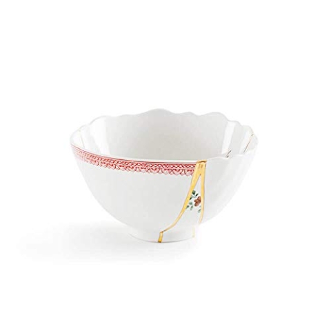 Seletti Kintsugi-N'1" Fruit Bowl In Porcelain Ø cm.11,5 H.6