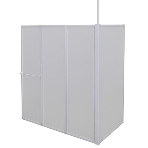 vidaXL Duschwand Duschabtrennung Duschkabine Bad 70x120x137cm 4 Faltwände