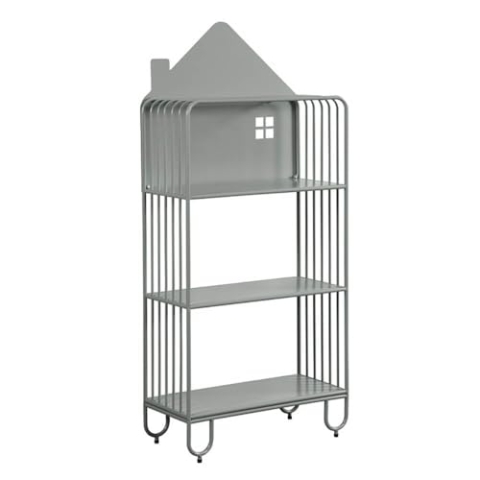 Home Deluxe - Kinderregal TODO - Farbe: Salbei-Grün, Maße: 134x61x28 cm, inkl. 2 Aufbewahrungsboxen, Bodenschondend, stabile Konstruktion I Kinderregal Bücherregal Magnetregal