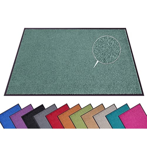 Hanse Home Fußmatte (S-XXL) 90x150cm – 12 Farben – Fussmatte Outdoor Schmutzfangmatte Türmatte Waschbar & Wetterfest rutschfest für Eingangsbereich & Außenbereich – Olivgrün