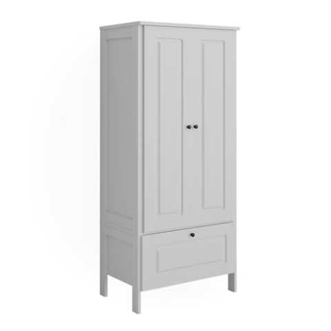 VitaliSpa Kinderkleiderschrank Ajaton, Kinderregal, Weiß, 83.3 x 187 cm