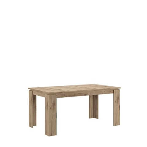 xonox.home Tisch Titan Esstisch Küchentisch Esszimmertisch Clubtisch Tisch eckig in Nox Oak Nb.ca.160-200x76x90 cm, ausziehbar auf 200 cm