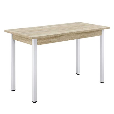 Esstisch 'Den HAAG' 120x60 cm Küchentisch Esszimmertisch MDF Stahl Eiche/Weiß