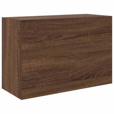 vidaXL Bad-Wandschrank Braun Eichen-Optik 60x25x40 cm Holzwerkstoff, Bad-Hängeschrank, Hängeschrank Badezimmer, Wand-Badschrank, Hängeschrank Bad