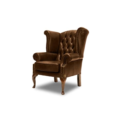 Chesterfield Sessel Plainwing | Cloudy Light Brown | 2 bis 4 Wochen Lieferzeit