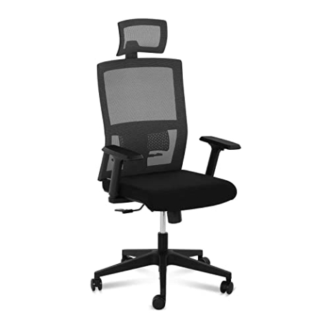 Fromm & Starck Star_SEAT_25 Bürostuhl ergonomisch Drehstuhl Schreibtischstuhl Bürosessel 150 kg Netzrücken und Kopfstütze