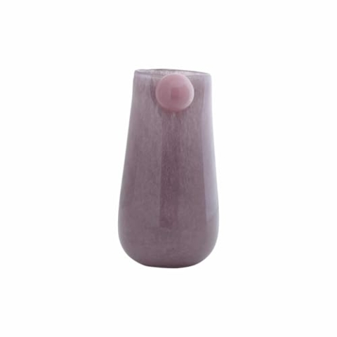 Present Time Vase Bolita Medium - Violett - Ø15cm - Rund - Glas - Blumenvase - Vase für Trockenblumen - Vasen decko