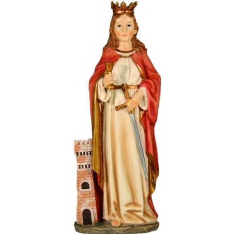 Heiligenfigur, Heiliger Barbara, Höhe 30cm
