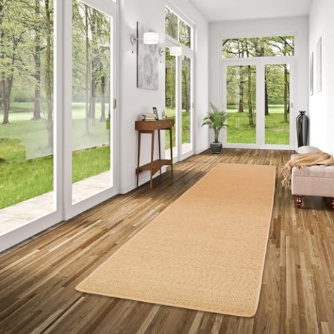 Snapstyle Sisal Natur Läufer Teppich Astra Nuss in 9 Größen