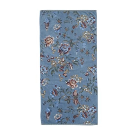 Pip Studio Duschtuch Secret Garden | Blue - 70 x 140