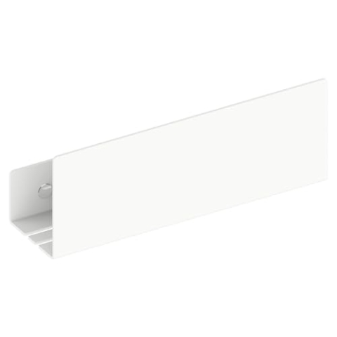Keuco Duschablage aus Aluminium, weiß, Abnehmbarer Korb, Handtuchhaken und Ablaufschlitze, 32x9x12cm, Wandmontage in der Dusche, Duschregal