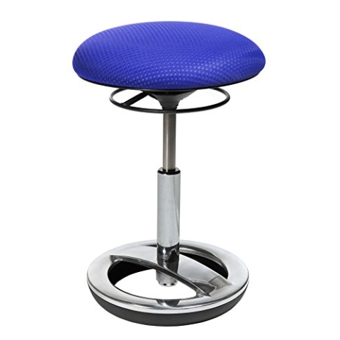Topstar Bürohocker Sitness Bob Alu poliert blau
