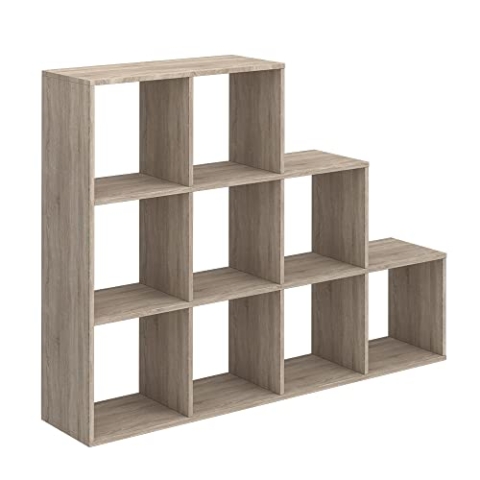 Vicco Treppenregal, stehendes Bücherregal, Sonoma, 142.2 x 107.8 cm
