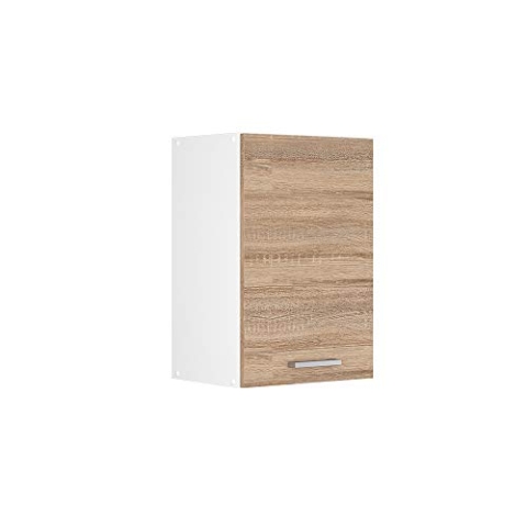 Vicco Hängeschrank R-Line, hängender Küchenschrank, Sonoma/Weiß, 40 cm